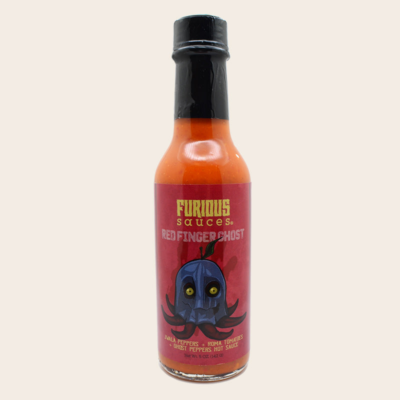 Red Finger Ghost Indian Style Hot Sauce