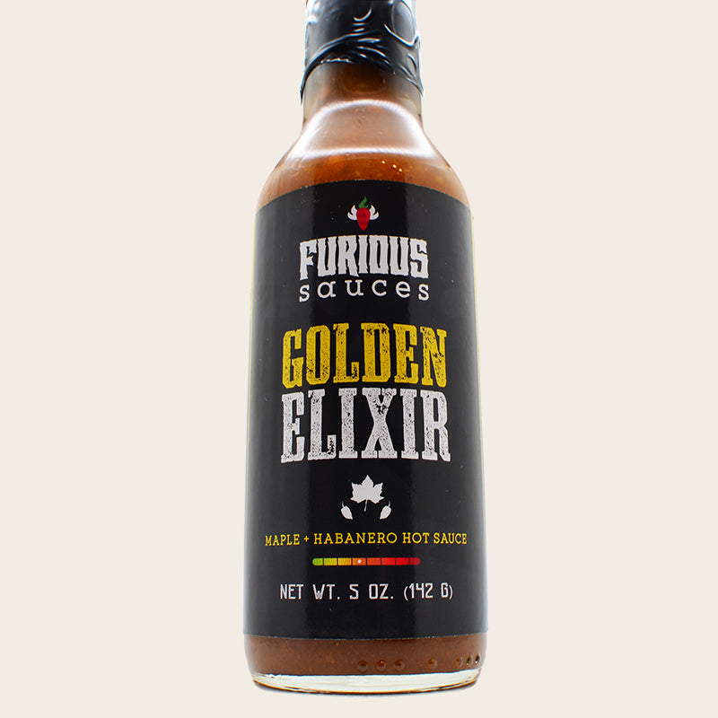 Golden Elixir (Maple-Habanero) Hot Sauce | Furious Sauces Golden Elixir (Maple-Habanero) Hot Sauce | Furious Sauces