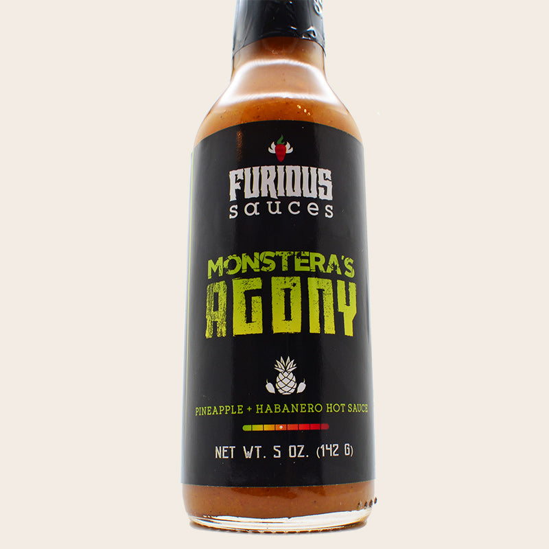 Monstera's Agony (Pineapple-Habanero) Hot Sauce | Seafood | Fish | Chicken