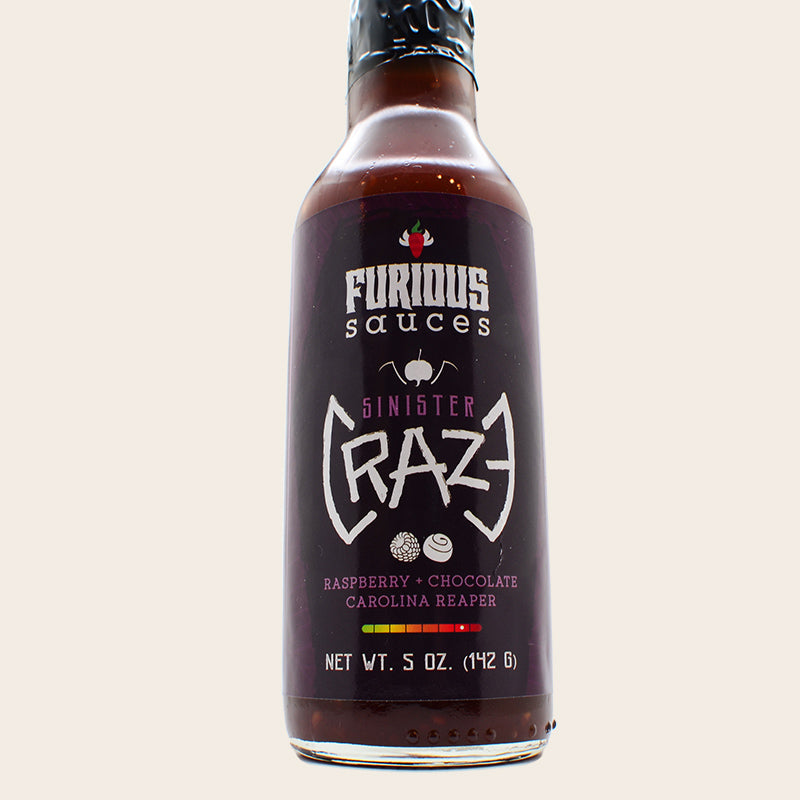 Furou Raspberry Sinister Craze (Raspberry Chocolate Reaper) Hot Sauce | Furious Sauces