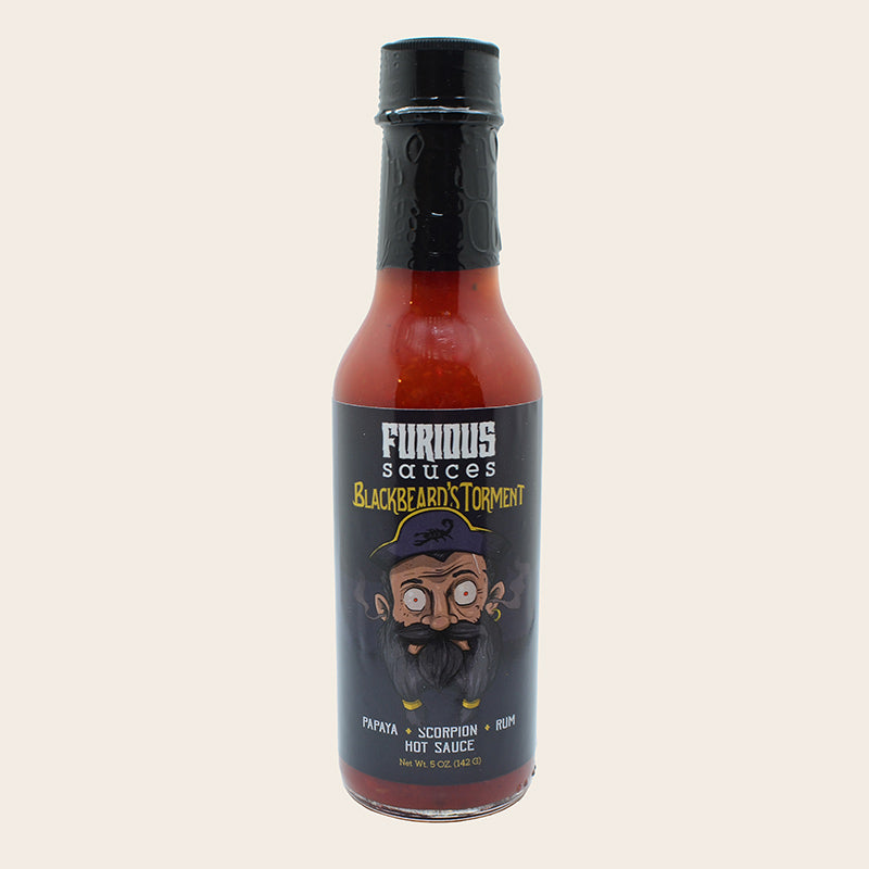 Blackbeard's Torment (Papaya Scorpion Rum) Hot Sauce